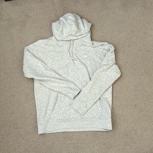 Light grey heather Hollister sweatshirt, size large